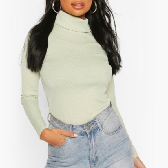 Petite Long Sleeved Turtle Neck Top - Picture 1 of 1